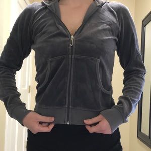 juicy couture velvet zip up